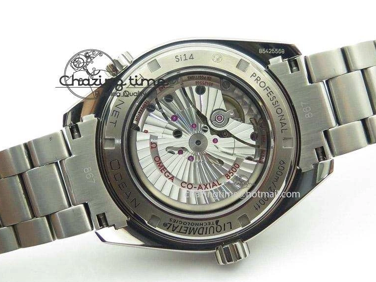 0401 Upgraded Planet Ocean Professional Titanium V6F Best Edition 45mm on Titanium Bracelet A 8280